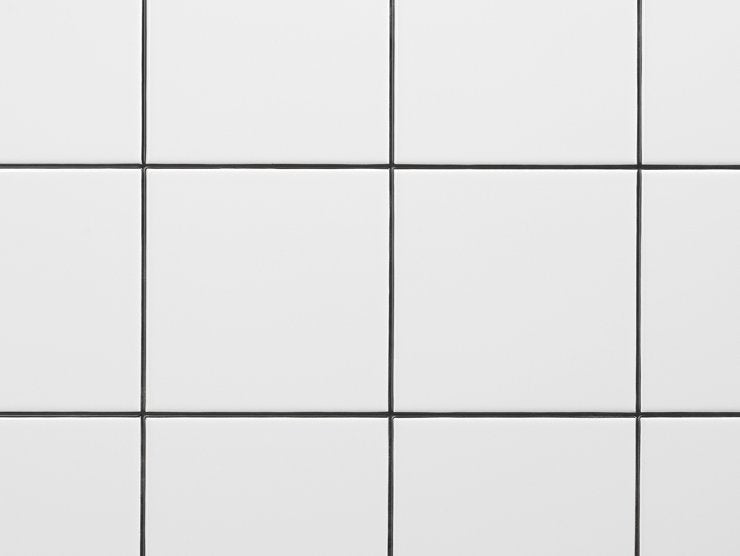 Square Tile White & Black